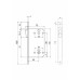 Межкомнатный механизм под фиксатор VЕTTORE WC 530 B-S MAGNET NI (Никель)